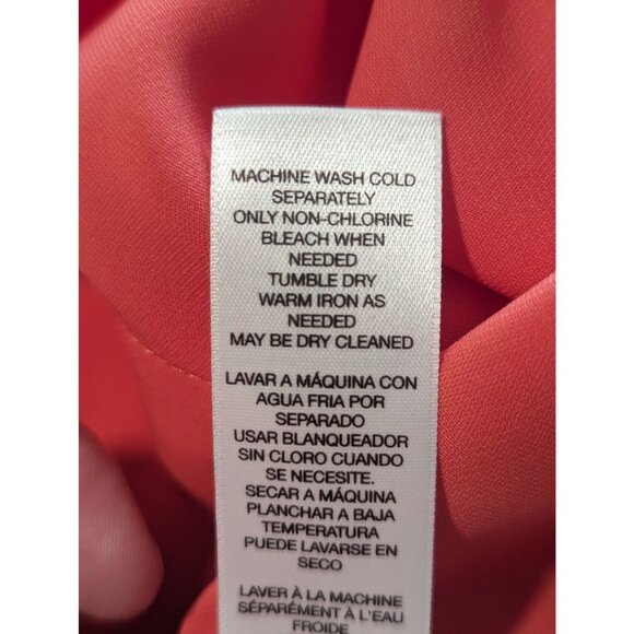 Chico's Zip Pocket Button-UP Campbell Blouse Roll-Tab Sleeves Semi Sheer Sz M - Picture 9 of 10